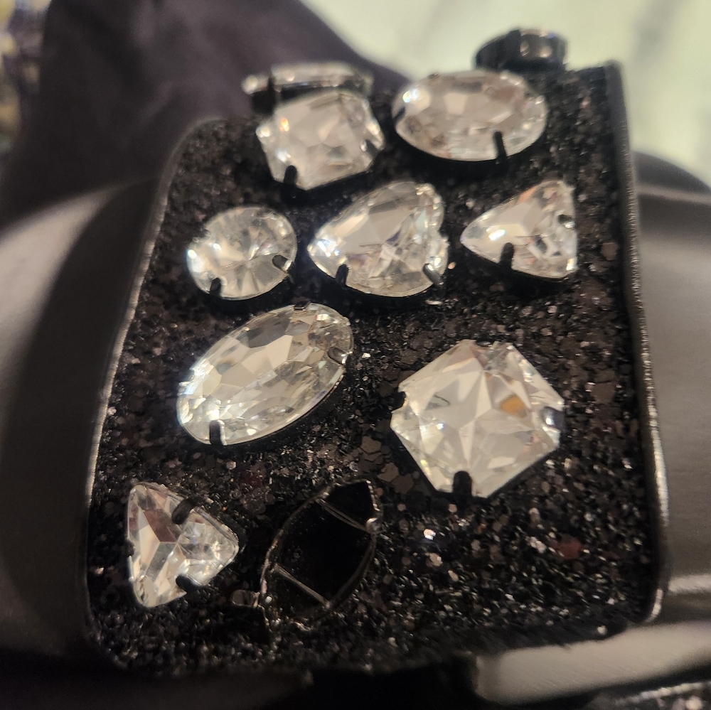 Black bling slides - Picture 2 of 4
